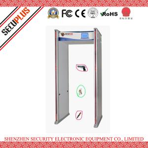 Multi-zones Walk Through Metal Detector Gate for prison, bank with  Automatically Calibration