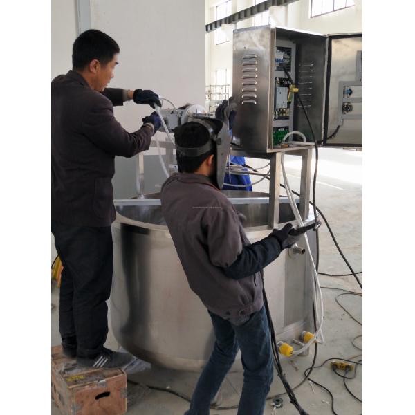 200KG-2000KG Capacity Stainless Steel Cheese Pasteurization Vat for Food Beverage