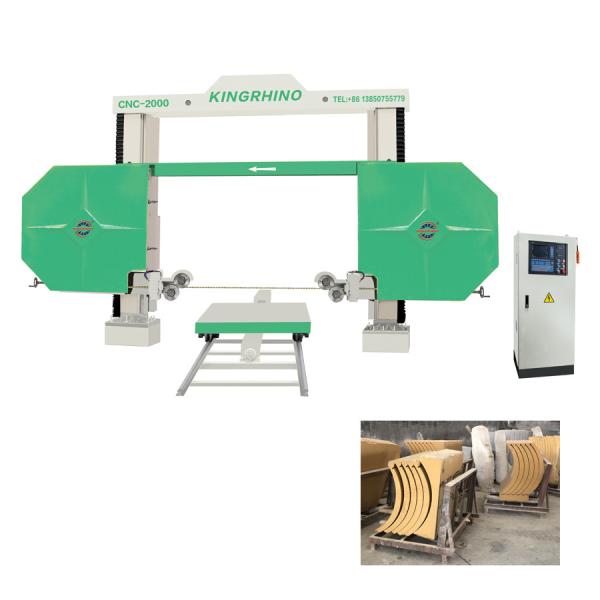 3000x3000x1500mm CNC Diamond Wire Saw Cutting Machine For Marble Granite