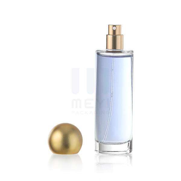 50ml Round Glass Perfume Bottle with Round Plastic Perfume Cap