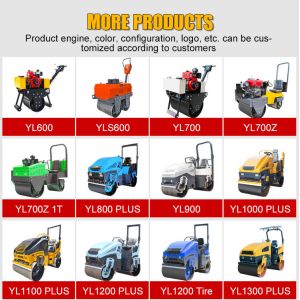 Construction Machinery 2ton 3ton 4ton 5Ton Diesel Mini Compactor Road Roller
