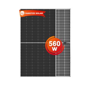 560W Frameless Solar Module Bifacial Panels Half Cut Cell