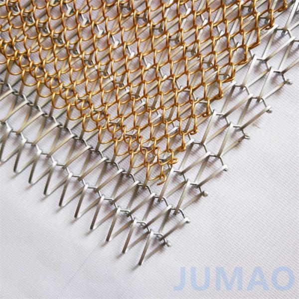 Spatial Partitioning Metal Mesh Curtains Full Customization And Decorative Partition