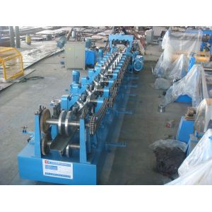 Flatness Z Purlin Roll Forming Machinery With 15 Rows Rollers