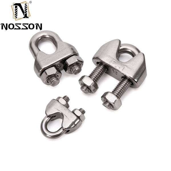 Double Pipe Clamps DIN741 for General Industry Manufacturing Customized Support OEM Stainless Steel Wire Rope Clip