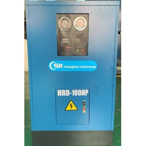 Fully Automatic HDR-100HP High-temperature Air-cooling Refrigerated Air Dryer 13