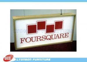 Wholesale Melamine Finished Wood Engraving Logo ODM For Light Box MDF Display from china suppliers
