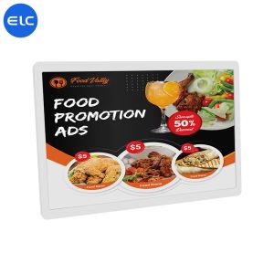 Android 12 16 Inch Wall Mount Digital Signage Narrow Bezel Elegant Slim Digital