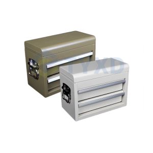 TYXD Metal Storage Box Box with Drawers Desktop Storage Box Cosmetic Storage Box