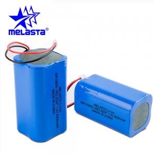 Wholesale Melasta brand 18650 lithium cells 2S2P 7.4V 6000mAh 30A Li-ion Rechargeable Battery for solar street light from china suppliers