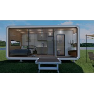 2024 Luxury Movable Mobile Prefab Tiny Prefabricated Apple cabin container House