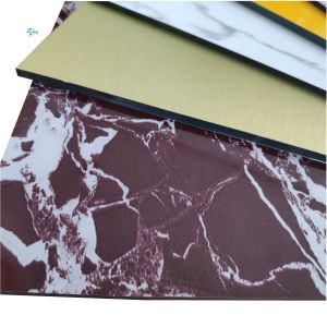 China Easy Installation Acp Sheet Marble Design Exterior Acp Cladding Matte Surface on sale China Easy Installation Acp Sheet Marble Design Exterior Acp Cladding Matte Surface on sale