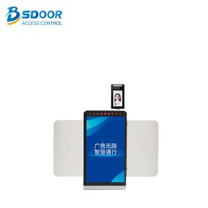 Retractable Entry Sliding Pedestrian Turnstile Gate Automatic Access Control