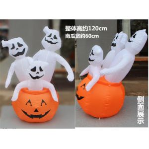 Halloween jack-o '-lantern bar hotel shopping mall the atmosphere of the hotel