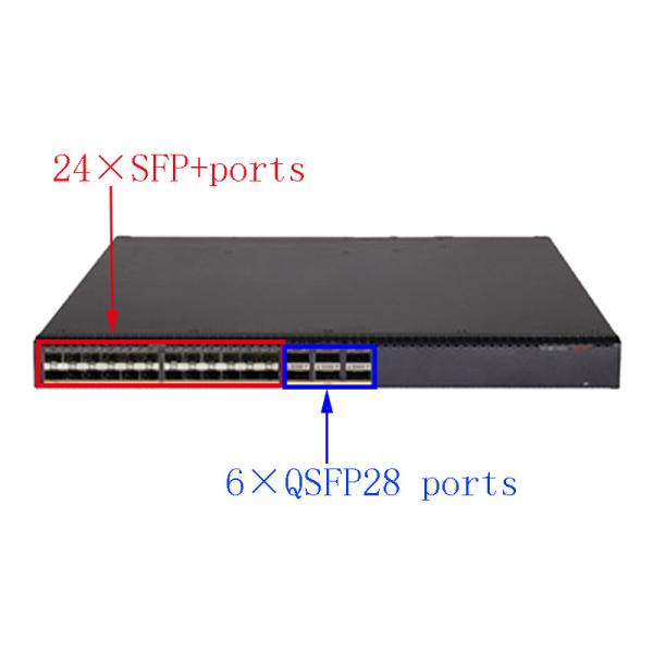 Industrial Grade Network Stackable Managed Switch S6813-24X6C with 24 SFP Plus Ports