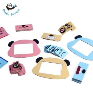 Animal Face Puzzles And Matching Set Early Child Educational Games