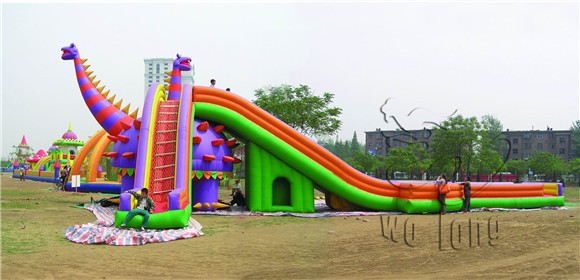 Commercial giant inflatable slide