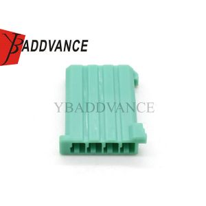 Non Sealed Harness Green 4 Position Automotive Electrical Connectors
