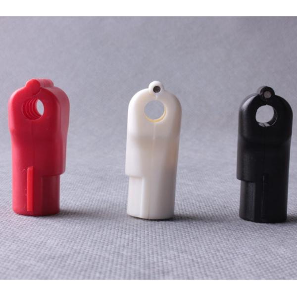 COMER Retail hook lock display security lock, Red ABS Security Hook Stop Lock,