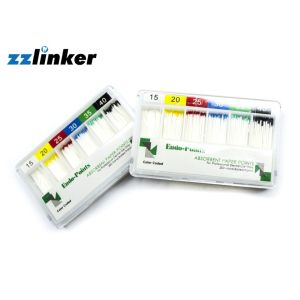 Absorbent Dental Gutta Percha Points , Paper Points Root Canal Endodontic