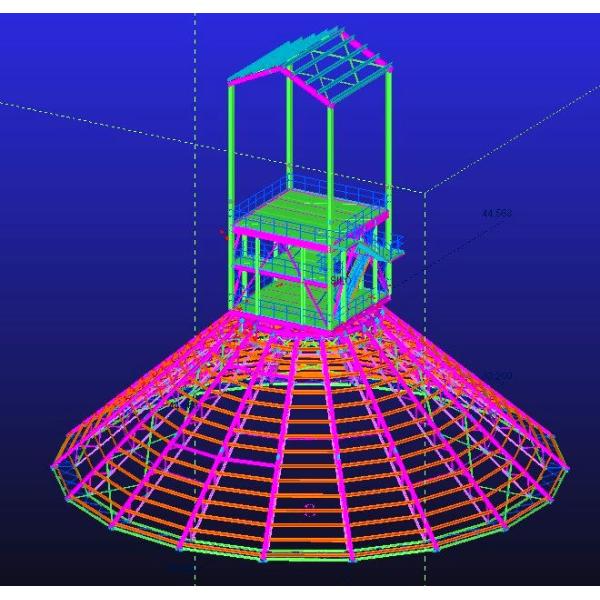 Custom Hot Dip Galvanized, Waterproof, Prefabricated Steel Structural Engineerin