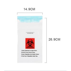 Wholesale 95kap LDPE Thick 0.04mm Autoclave Plastic Bags Biohazard Ziplock from china suppliers