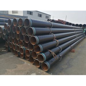 EN 10219 S355J0 Welded Steel Pipe Black Coating use for transmission