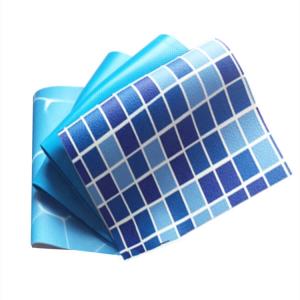 China Competitive price pvc waterproof film Heating Weldable Inground Blue Mosaic Anti-slip swimming pool PVC vinyl pool liner on sale
