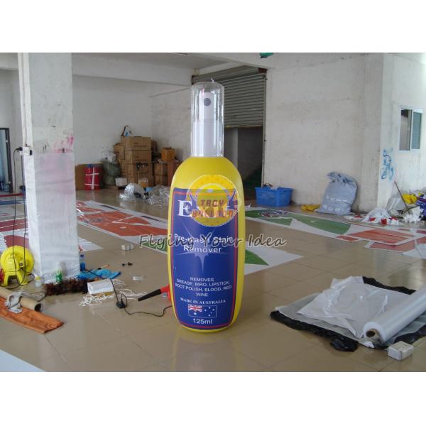 Big Reusable Height Inflatable Advertising Bottle Shape Balloon,Custom Shaped