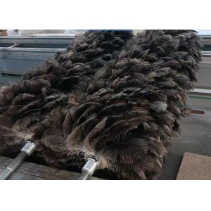 Ostrich Feathers Circular Brush for Car Dust Collecting