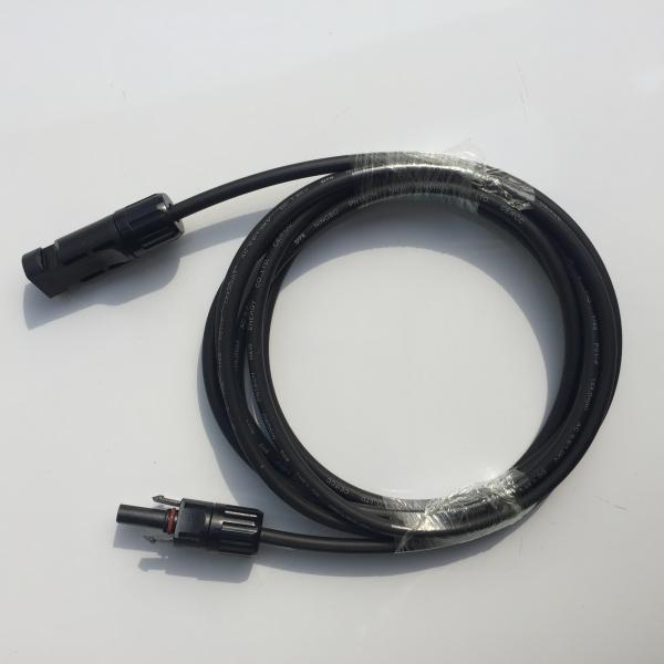 IP67 Low Toxicity Solar Cable , Silver Plated Copper Solar DC Cable