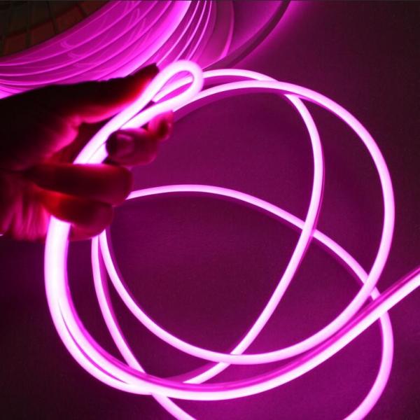 Flexible Neon LED Light Glow EL Wire String Strip 5mm purple neon strips