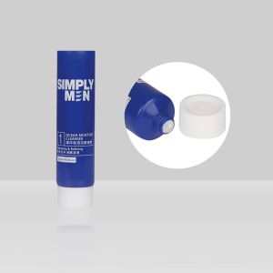 China Plastic Empty Custom Cosmetic Tubes Squeeze D25mm 20-60ml With Frosted Bright Screw Cap on sale