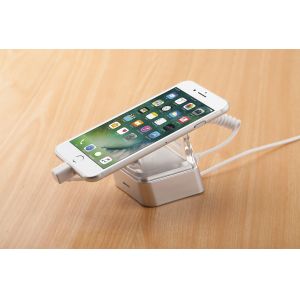 COMER anti-theft cable locking alarm mobile phone mounting acrylic brackets for