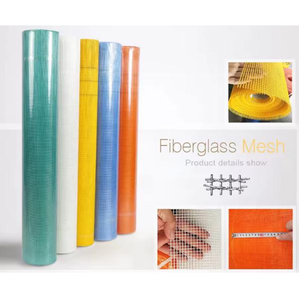 Fiber Glass Insulation 145gsm 45g 5x5 Eifs Stucco Reinforced Fiberglass Mesh For Roof