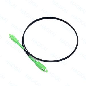 Network FTTH Patch Cord Indoor Drop Fiber Cable SC APC 1core FRP Steel Wire