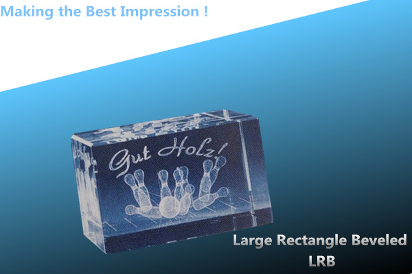 blank Rectangle/CRYSTAL CUBE/large rectangle beveled/crystal rectangle/blank
