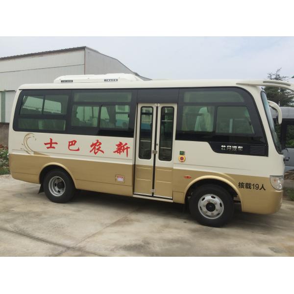 Plateau Terrain 19 Seats Diesel Minibus Star Type Cummins Engine Manual Gearbox