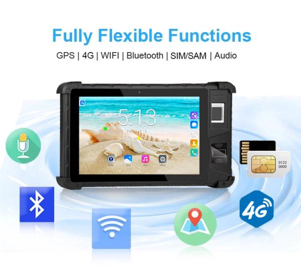 Quality FP08 New China arrival Windows10 Color Display One Dimension Code Handheld Terminal FP08 for sale