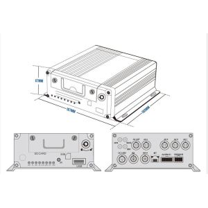 High Level Vehicle Fleet System DVR Mobile IPC With ADAS DSM And Linux Operation
