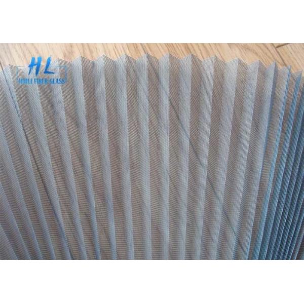 Quality Good Flexibility Plisse Fly Screen , Smooth Sliding Retractable Fly Screens for sale
