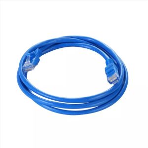 Custom Cat6A Patch Cord BC 24AWG UTP With Full Series Keystone Jack PVC Network