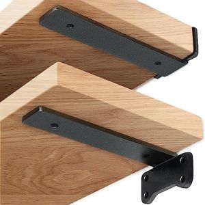Wholesale Black Carbon Steel Heavy Duty Hidden Shelf Brackets for Concealed and Durable Support from china suppliers