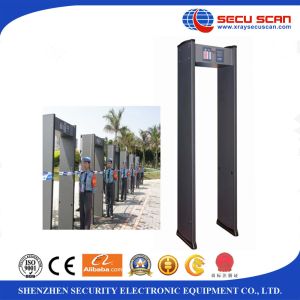 Adjustable Sensitivity metal walk through gate , Shock proof multi zone door
