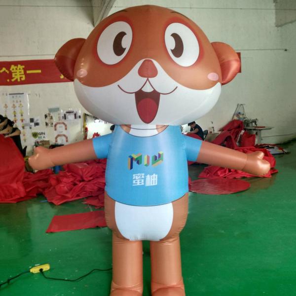 advertising cartoon Inflatable characters customized animal cartoon walking inflatable fox mous