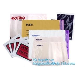 mailing packing list envelope for jewelry, blank mailing PE packing list