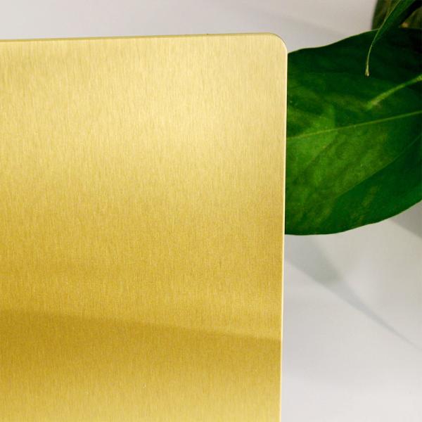 JIS Golden Stainless Steel Sheet #4 No.4 304 Brushed SS Sheet