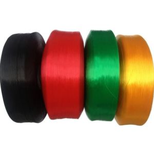 Wholesale Colored 100 Polypropylene Spun Yarn 1000D - 3000D For Knitting Safety Belts , FDY Type from china suppliers