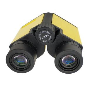 High Resolution 10x22 Kids Toy Binoculars Bak4 Prism Portable Wide Angle