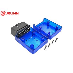 OBD 2 Enclosure Plastic Case OBD2 Shell With Straight Pin Connector